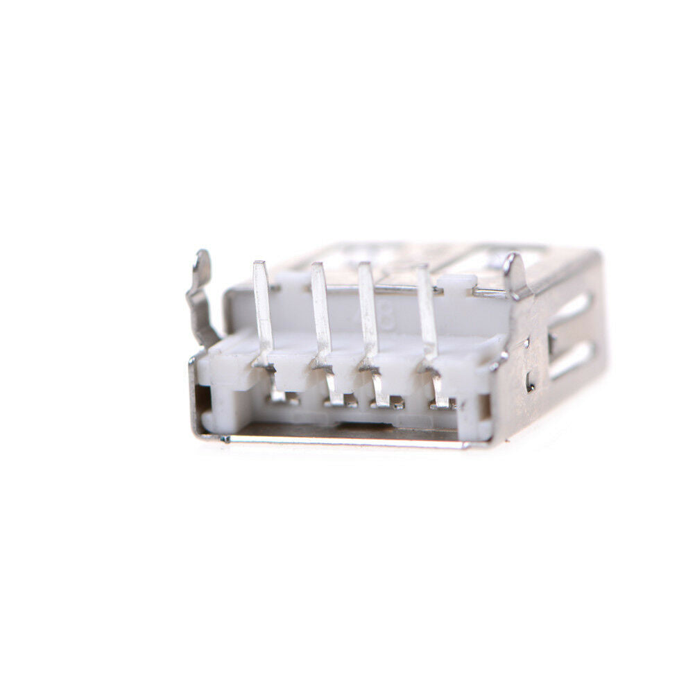 20pcs/lot USB 2.0 4Pin A Type Female Socket Connector G54 2 feet 90 degree Qx