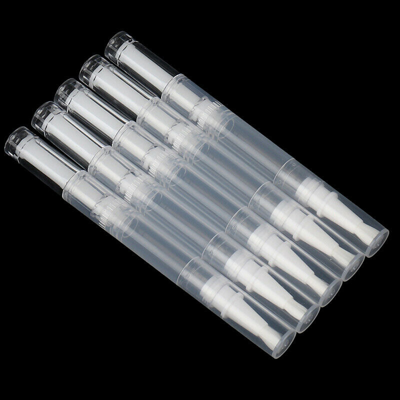 5Pcs 3ML Nail Nutrition Oil Empty Pen Botttle With Brush Applicator Nail .l8