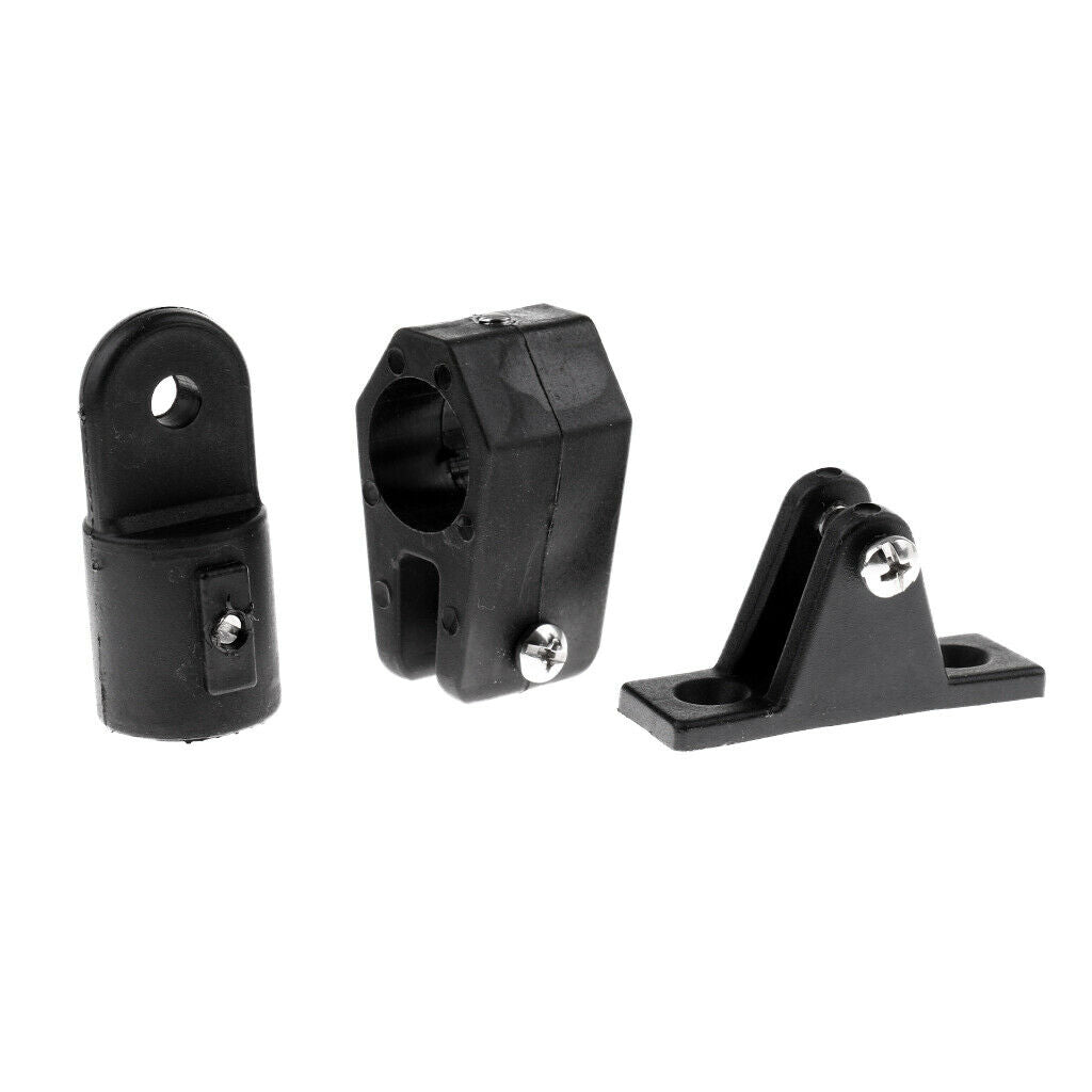 16 Nylon Boat Canopy Cover Bimini Top Deck Hinge Jaw Slide, Fitting Hardware