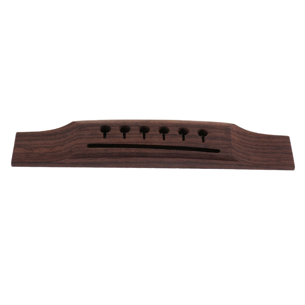 Guitar bridge for left-handed acoustic guitar parts
