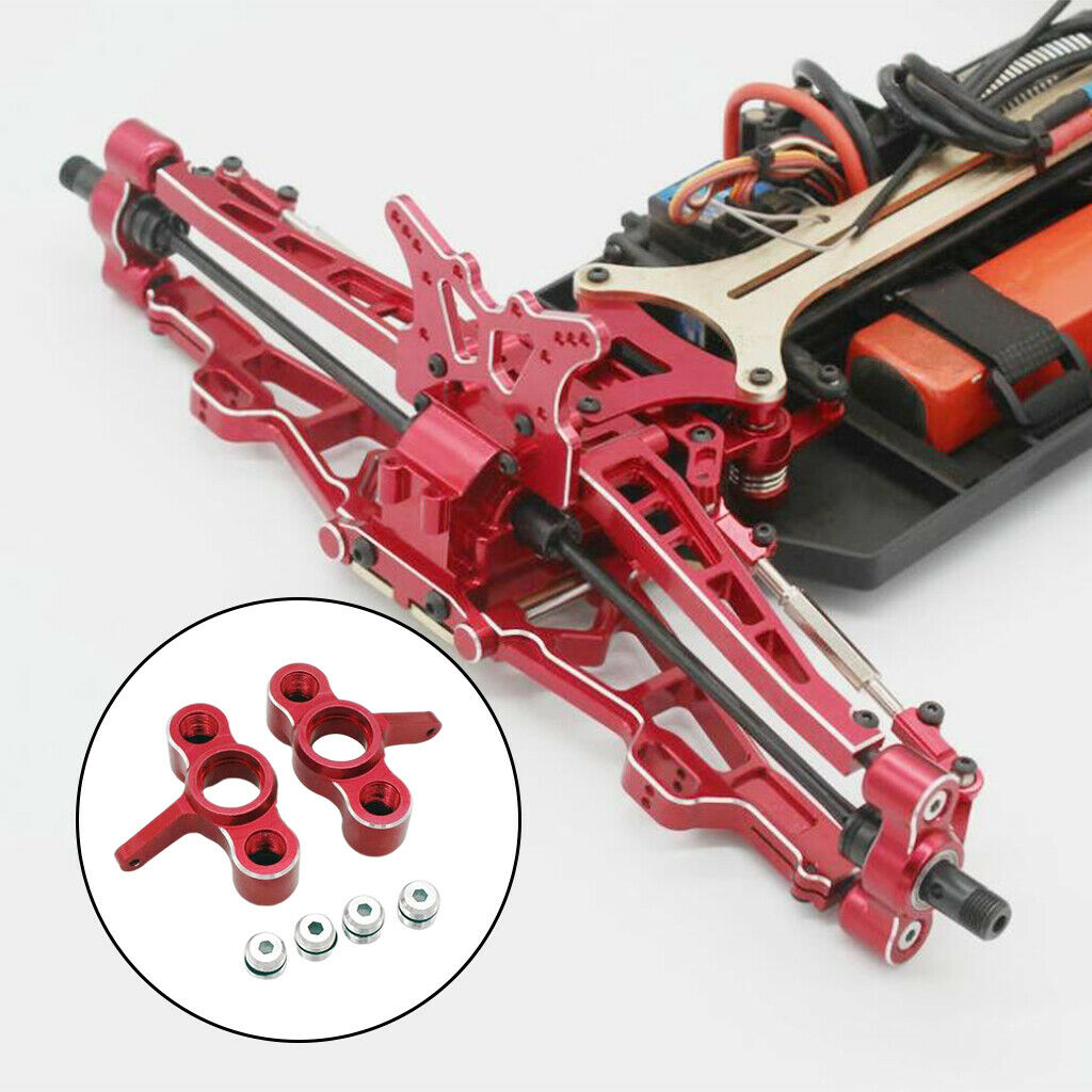 RC Steering Knuckles for JLB 1/10 Brushless Car Truck DIY Accessories Red