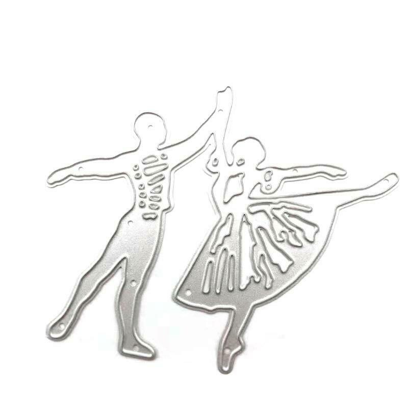 Dancing Metal Cutting Dies Stencil DIY Scrapbooking Album Paper Card Template