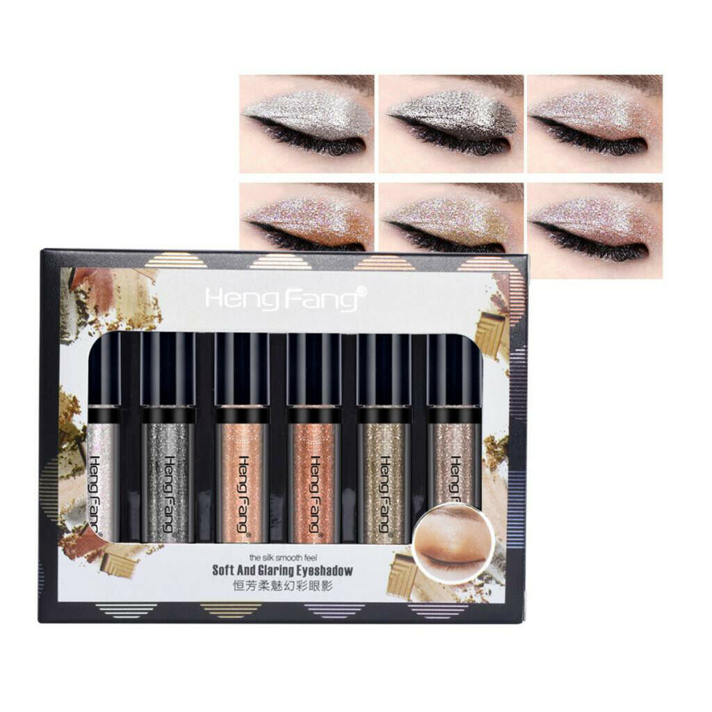 12 Pack Diamond Shiny Liquid Eye Shadow Metals Glitter Glitters Makeup