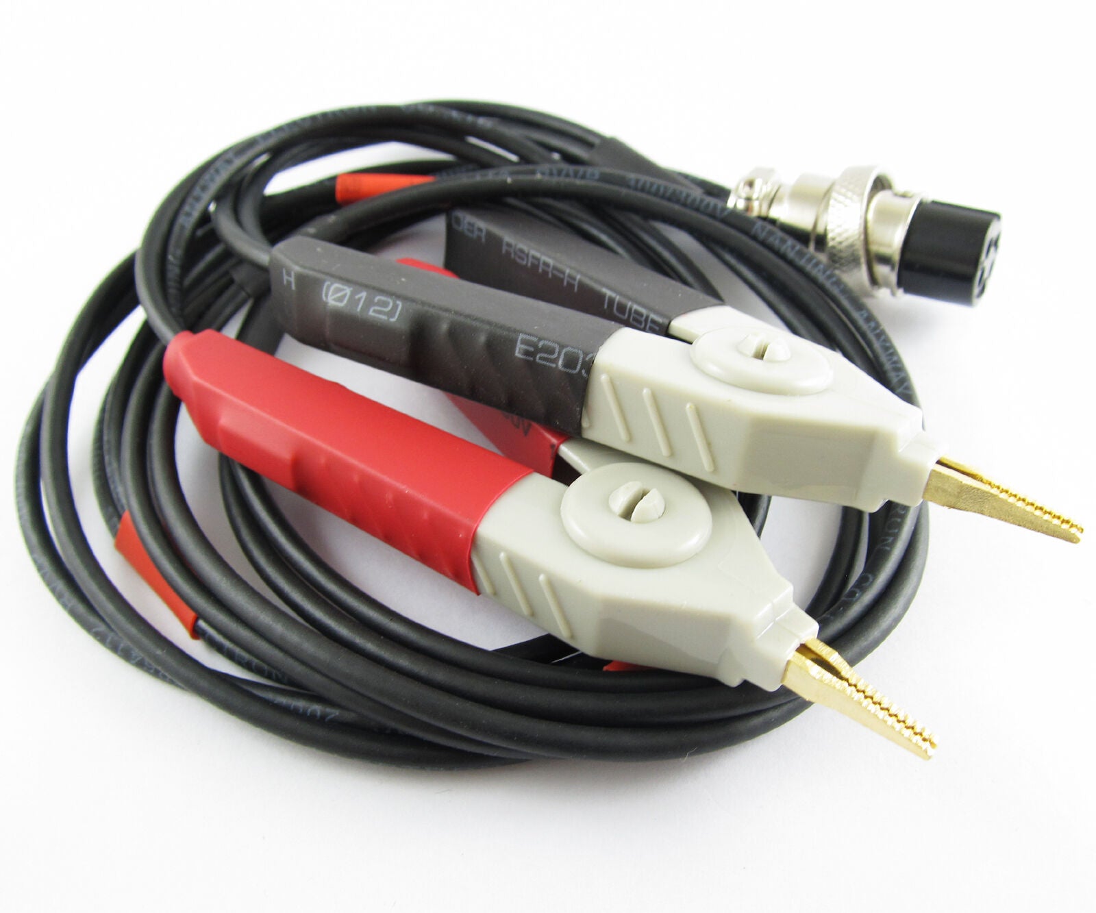 1set 16mm 5pin XLR DIN Jack Female Socket to Kelvin Clip 4 Wires LCR Teset Cable