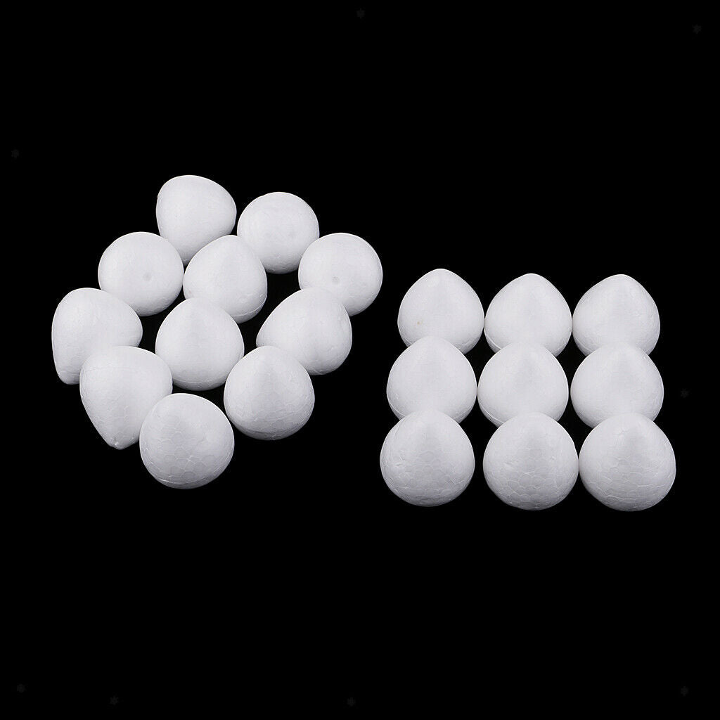 40Pcs Styrofoam Foam Foam Crafts Birthday Kids Creative Painting Supplies