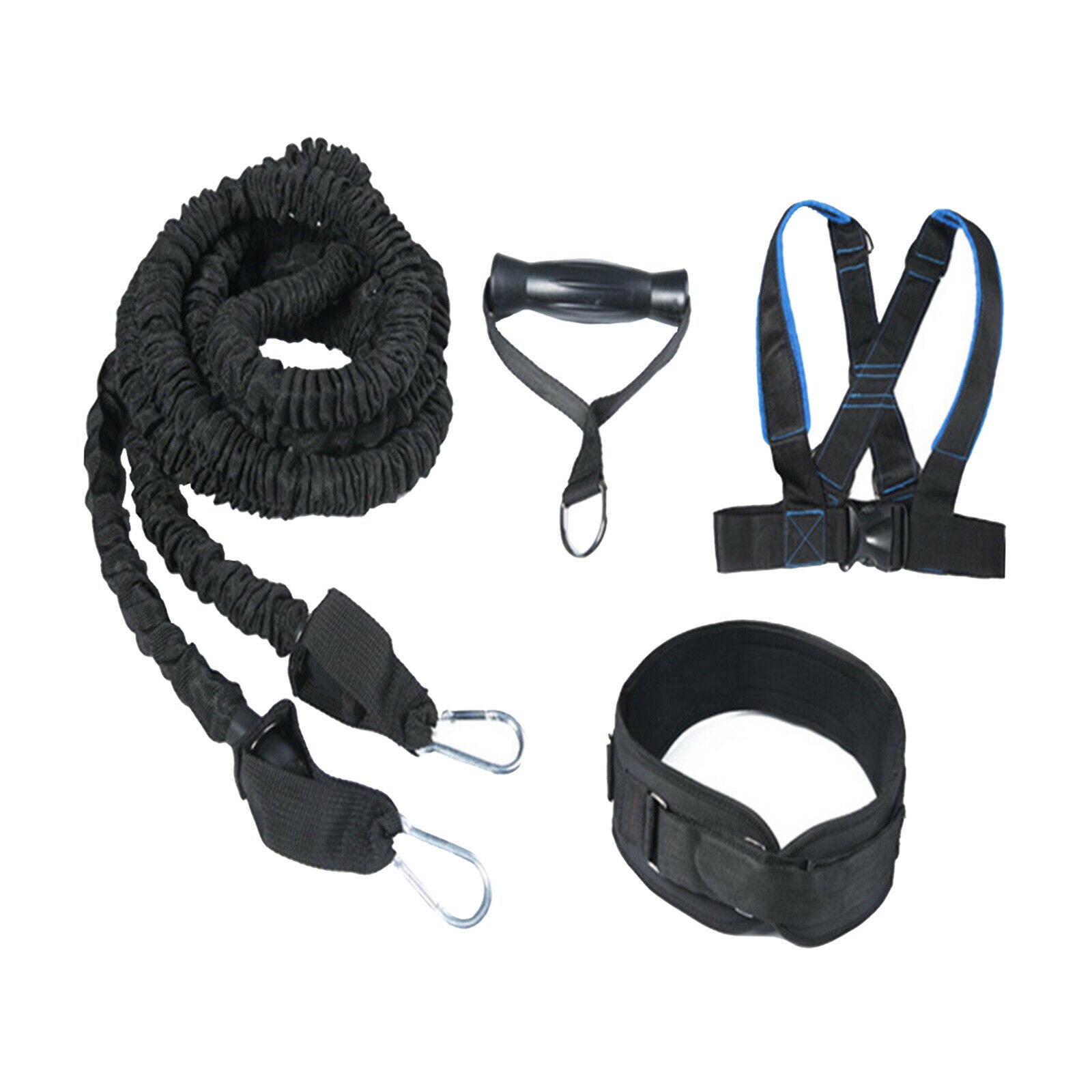 Fitness Workout Resistance Band Set Speed Resistor Harness Speed Bungee