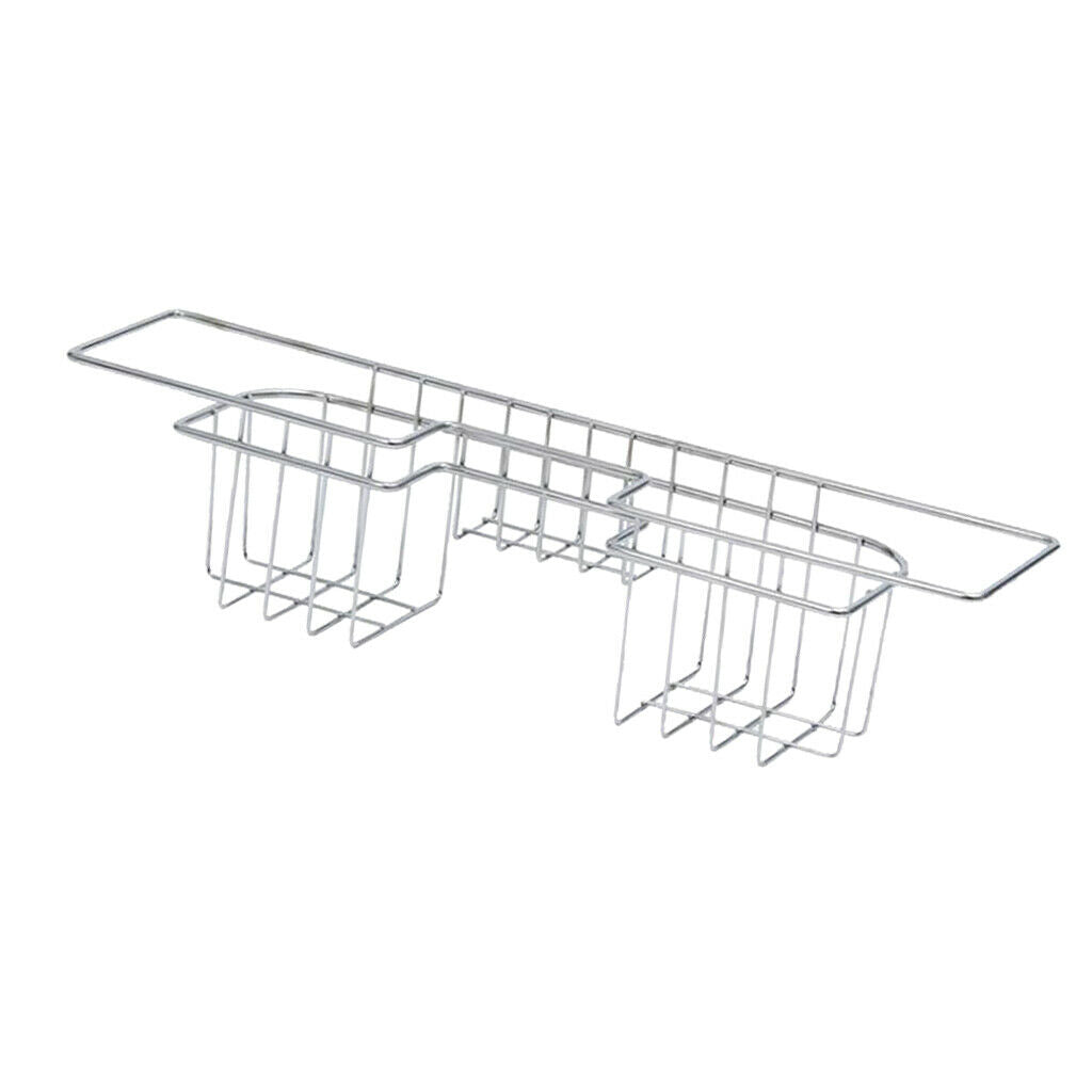 Kitchen Sink Tidy Store Rack Organiser Caddy Holder Drainer Stainless Steel