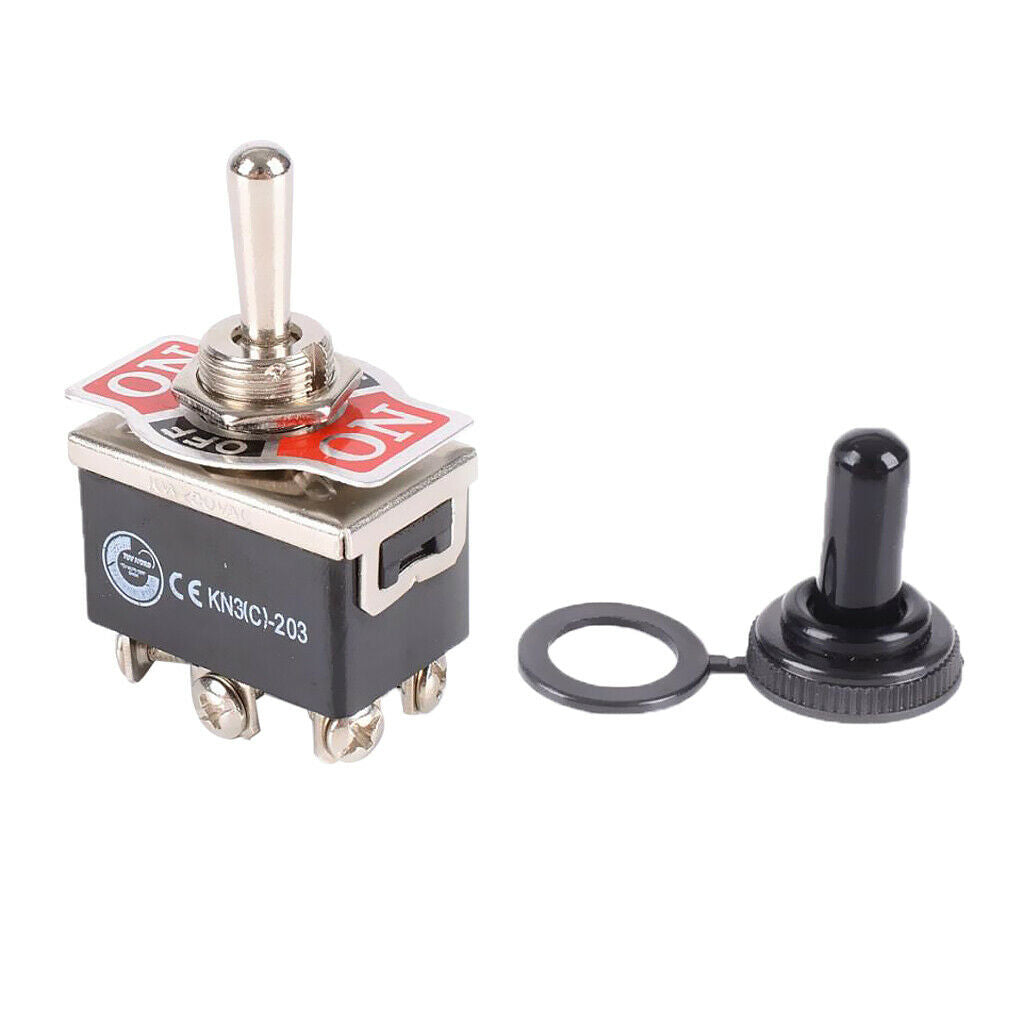 1x toggle switch rocker switch included 1x button cover black