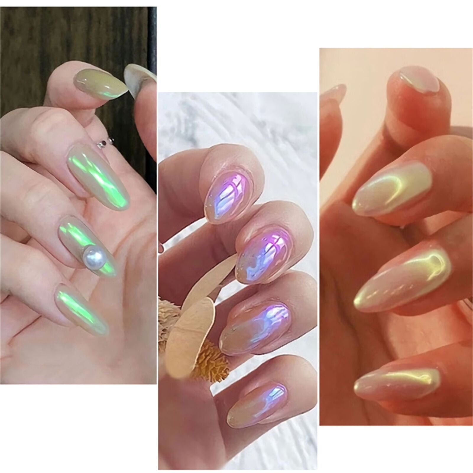 Nail Art Glitter Manicure Mirror Powder Symphony for Festival Nails Decoration