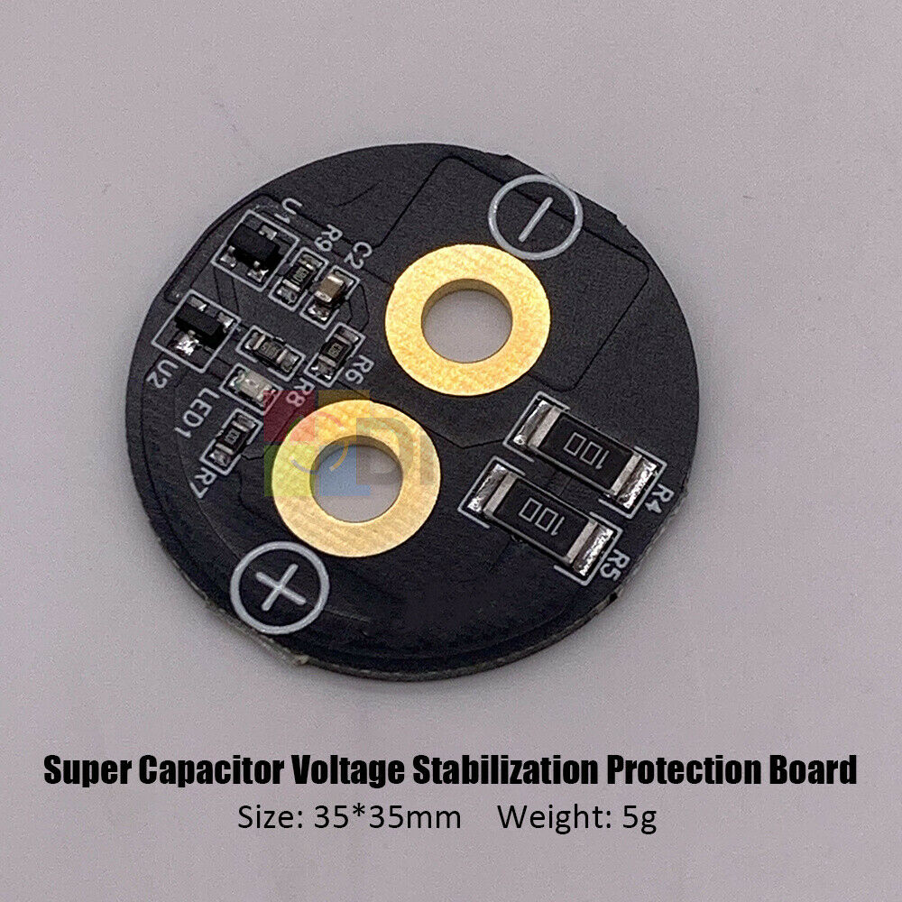 Super Farad Capacitor 2.7-16V 16.6-3400F + Protection Board