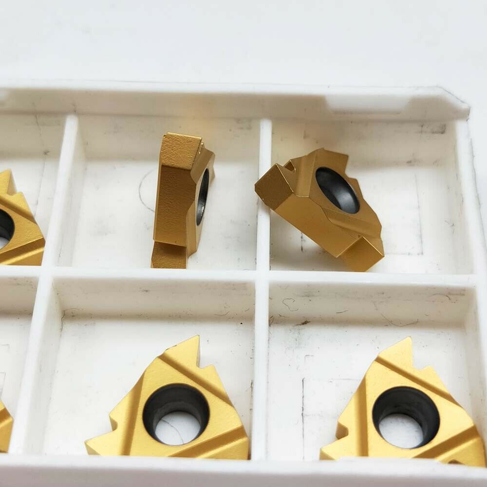 10pc 16ER AG60 LDC carbide inserts thread inserts for threading turning tool SER