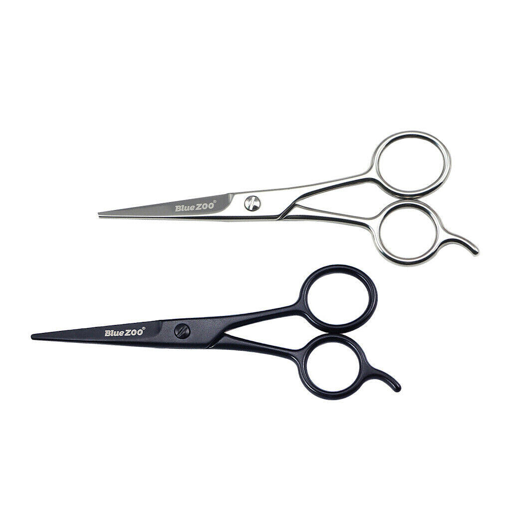 2 Pcs Steel Hair Beard Eyelashes Scissors Eyebrow Trimmer Cosmetic Tool