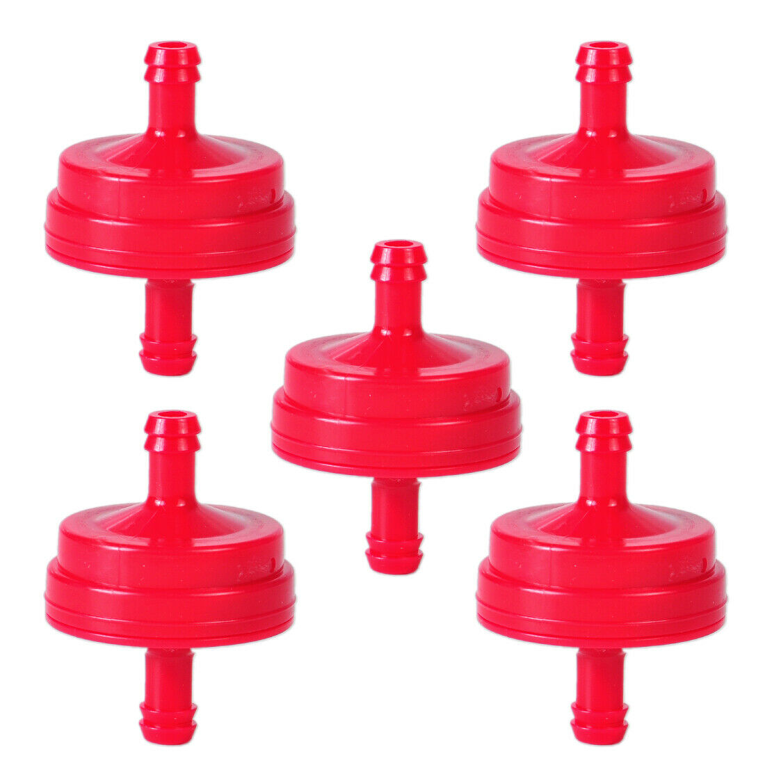 5pcs 1/4" Red Inline Fuel Filter Replacement fit for Briggs & Stratton 298090 An