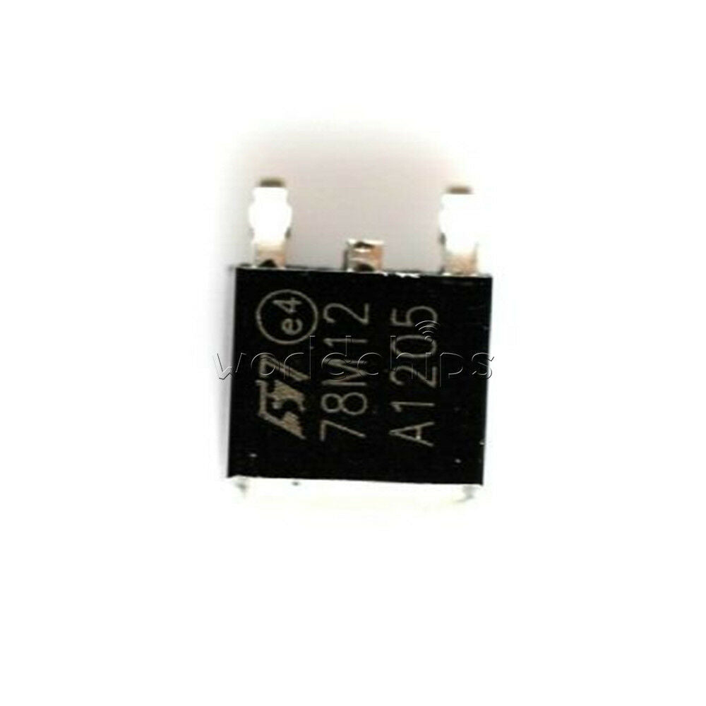 50PCS 78M12 IC REG LDO 12V ST TO-252 NEW DATE CODE :12+ New