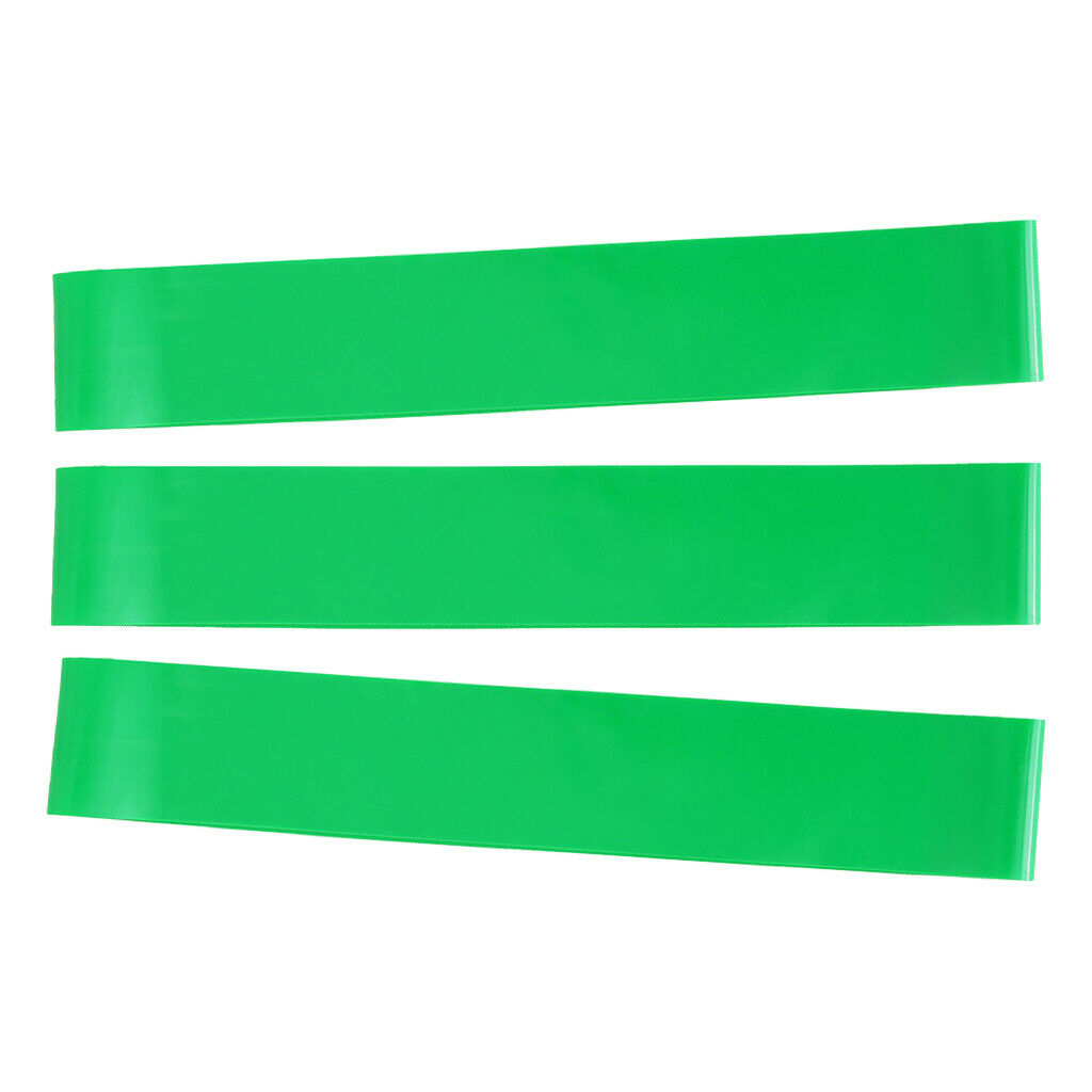 3 Pieces Ladies Indoor Green Resistance Band Elastic Pilates Latex Mobility