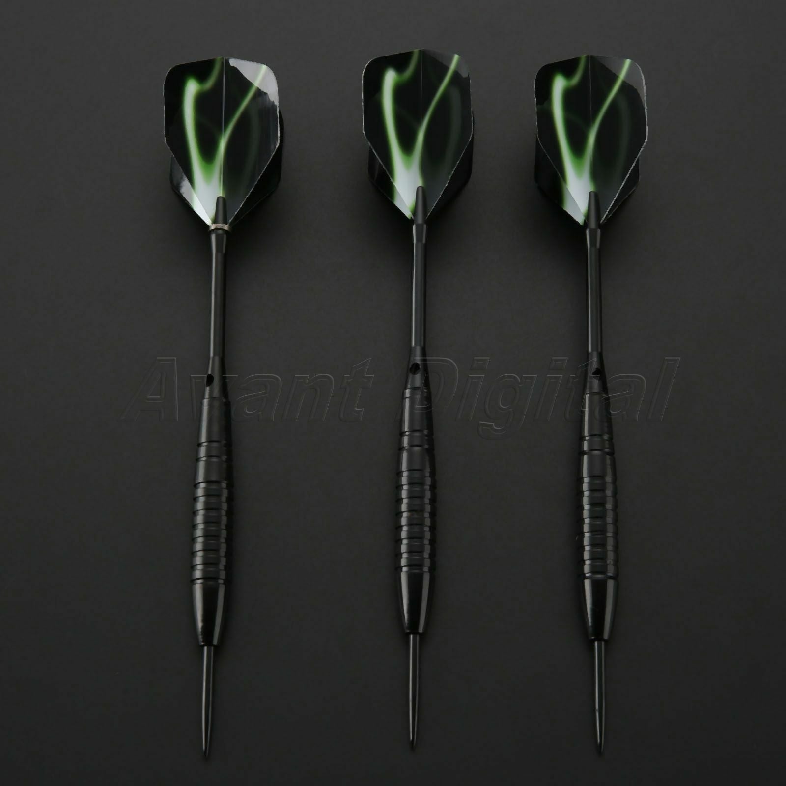 3pcs 22g of Steel Tip Darts Set Aluminium Dart Shaft Lightning Dart Flights
