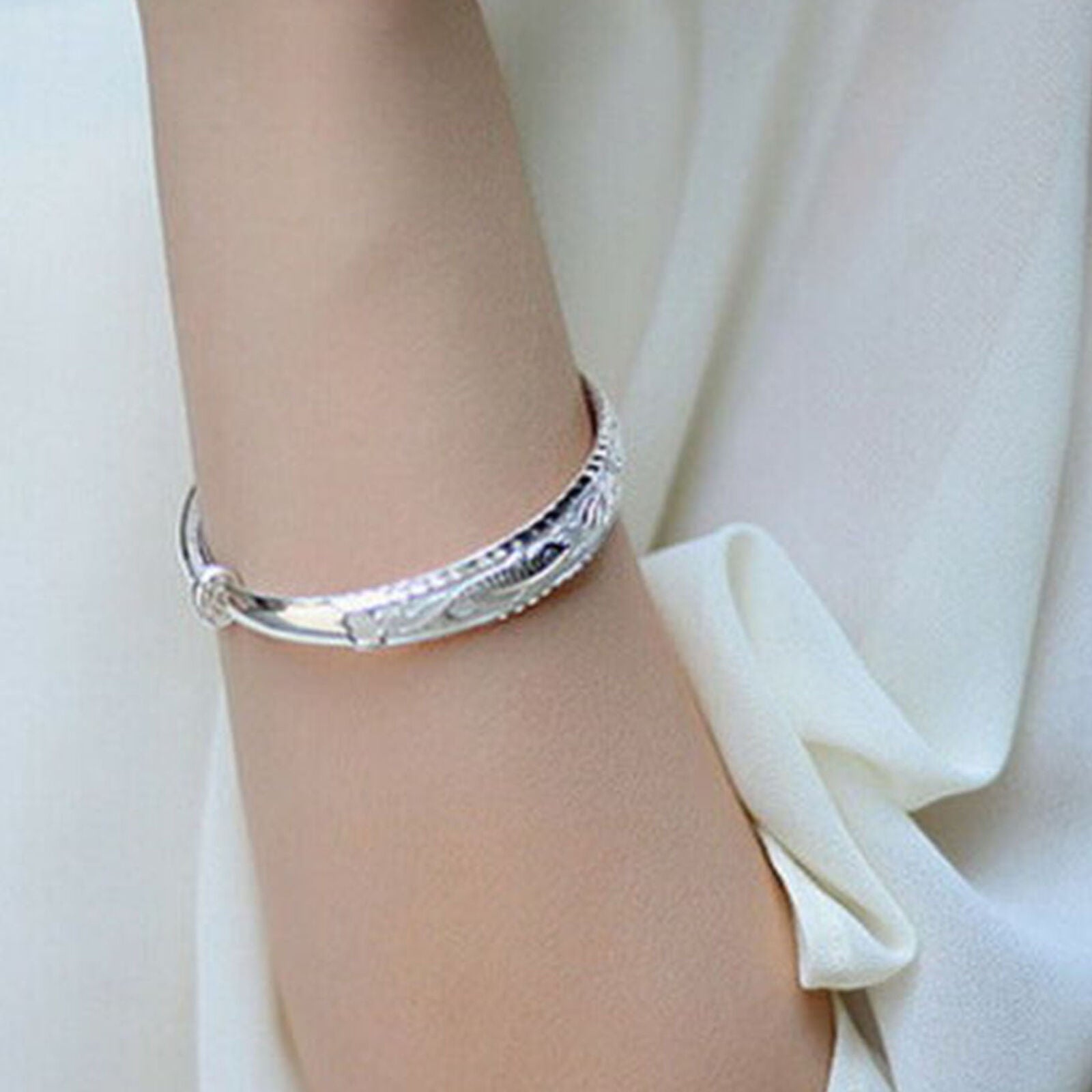 Bangle Koi Fish Lucky Bracelet for Lady Women Jewelry Gifts