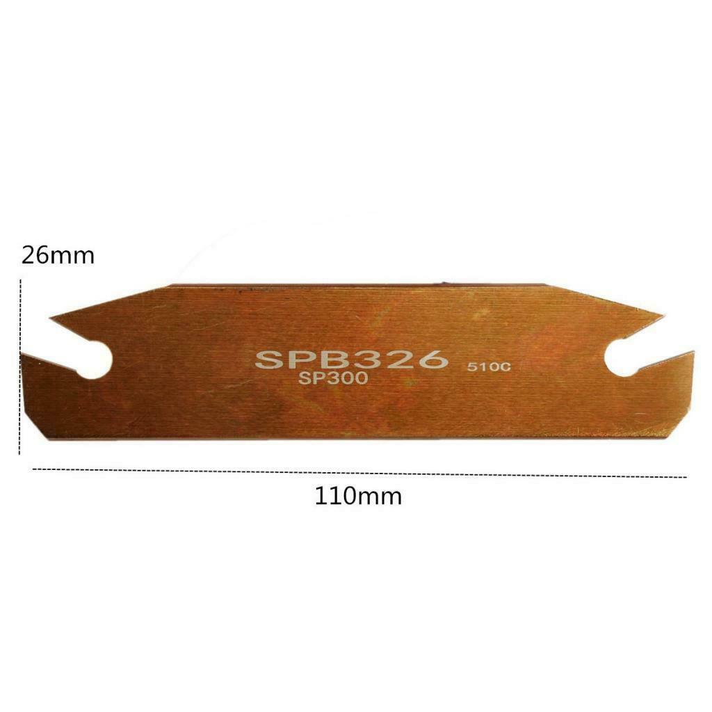 Metal SPB26-3 26mm Part-Off Blade Inserts For SMBB1626 Turning Tools
