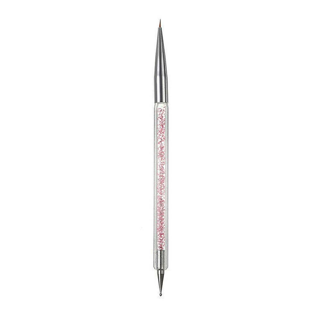 5X Nail Art Pen 2-Way Dotting Drawing Painting UV Gel Liner Polish Brushes Hot