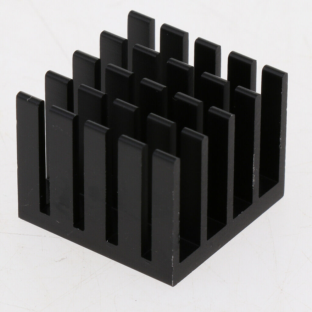 10pcs Black Aluminum Heat Sink Heatsink Module Cooler Fin for Led Amplifier