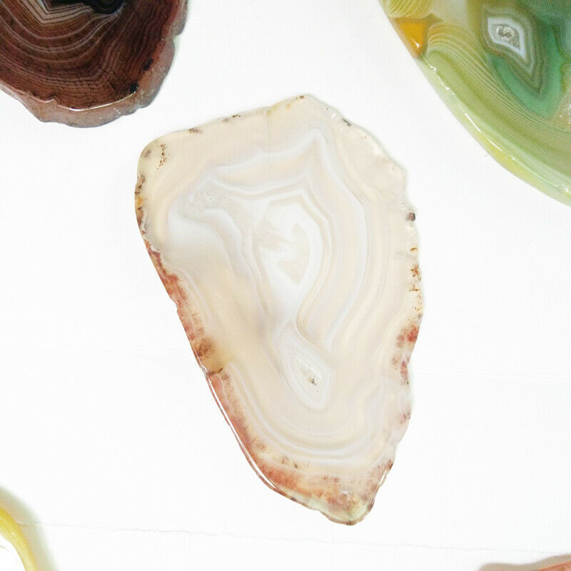 5 Lot Agate Slices Geode Polished Slab Quartz Wholesale Randomly Picked 7.5cm
