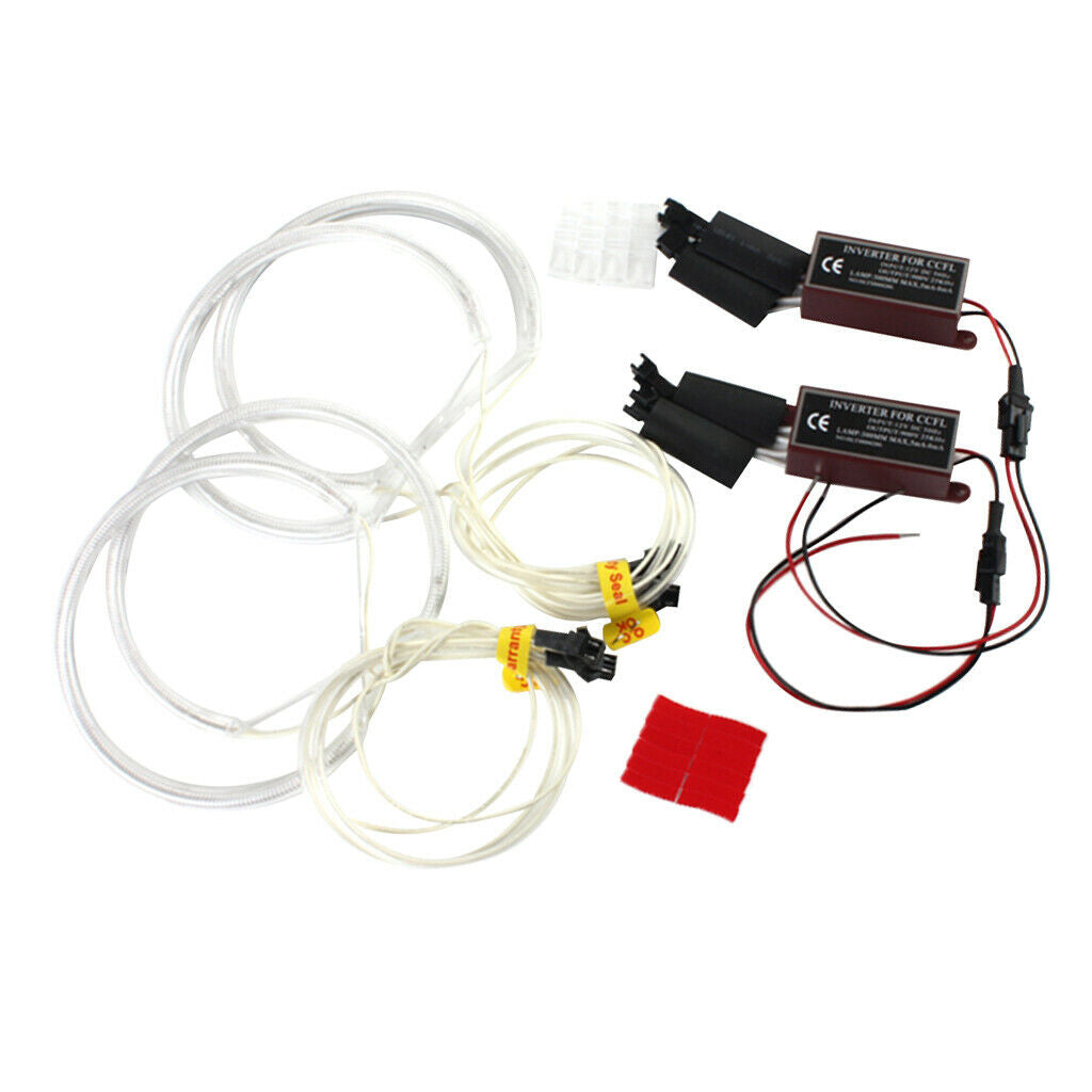 4pcs 131mm Car CCFL LED Angel Eyes Halo Rings for BMW E36 E38 E39 E46 White