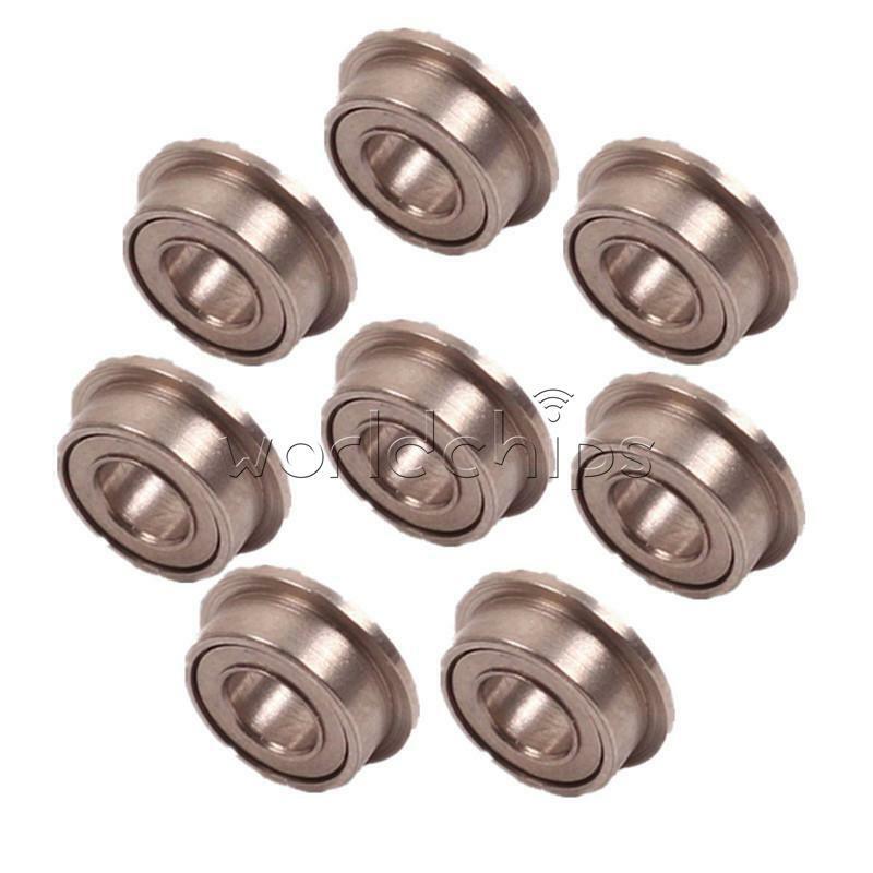 5PCS MF63ZZ (3x6x2.5 mm) Metal Shielded FLANGED Ball Bearing Bearings MF63z
