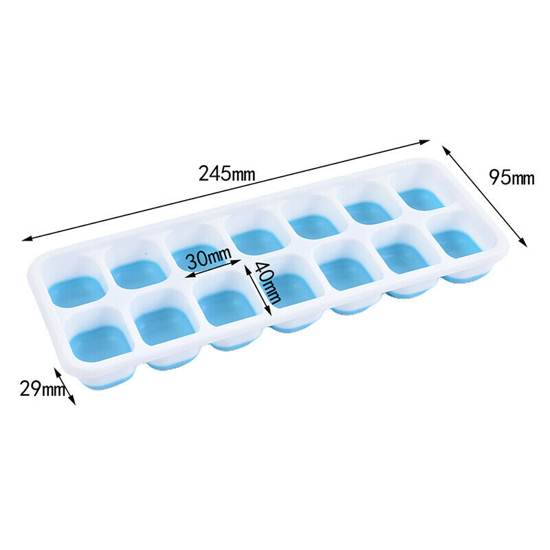 Silicone Ice Cube Tray Ices Jelly Maker Mold Trays with Lid for Whisky CocktaSJ