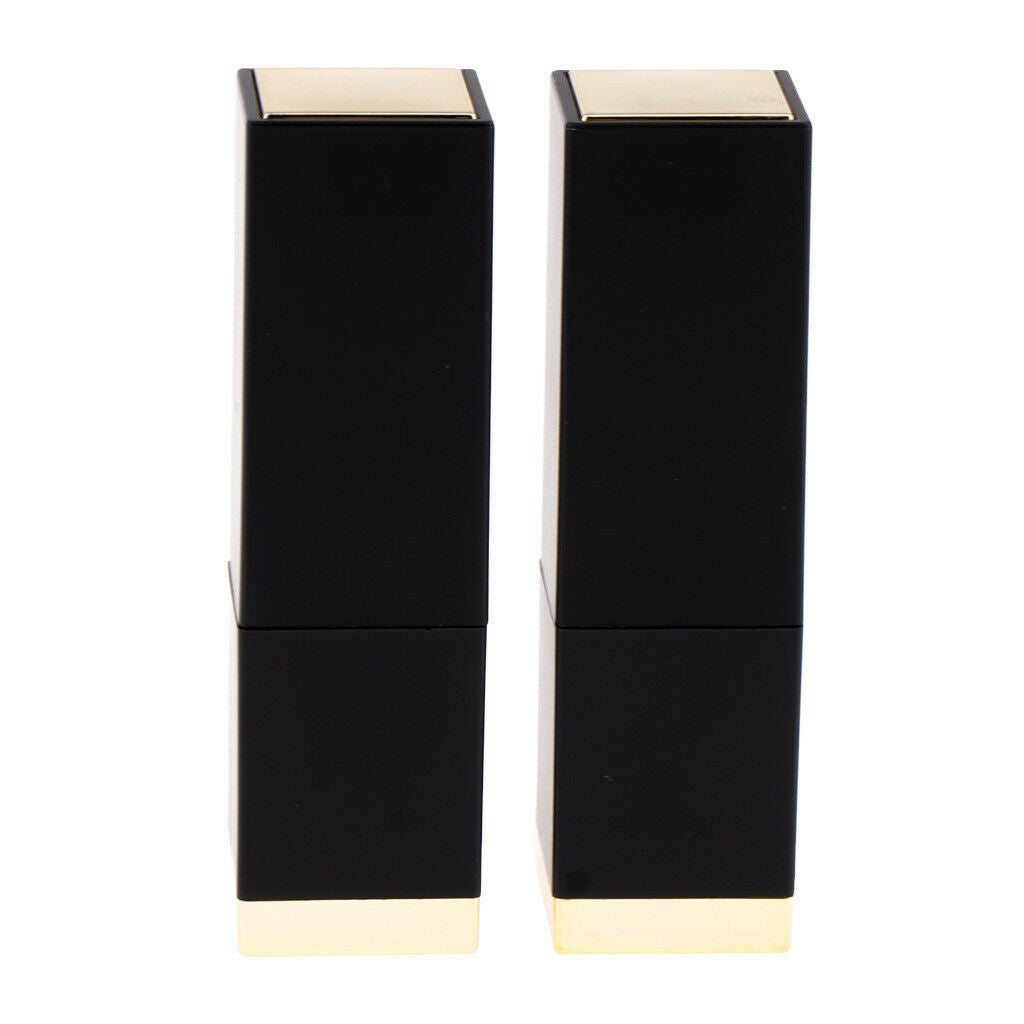 Square Lipstick Tube,2pcs/set 12.1mm Empty Lipstick Tubes Lip Balm DIY Container
