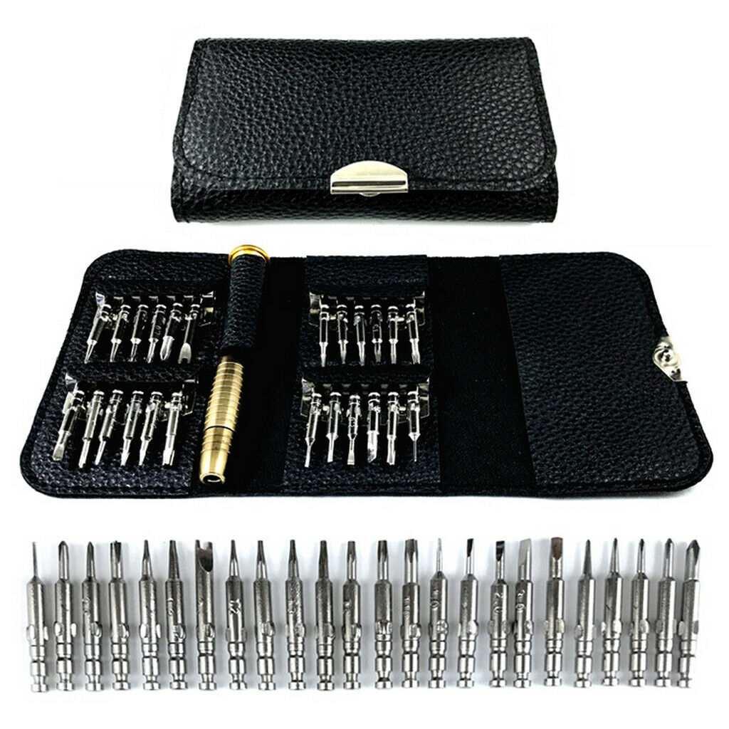 25 in 1 Mini Screwdriver Kit Sets for Watch Glasses Smartphone Laptop Watch
