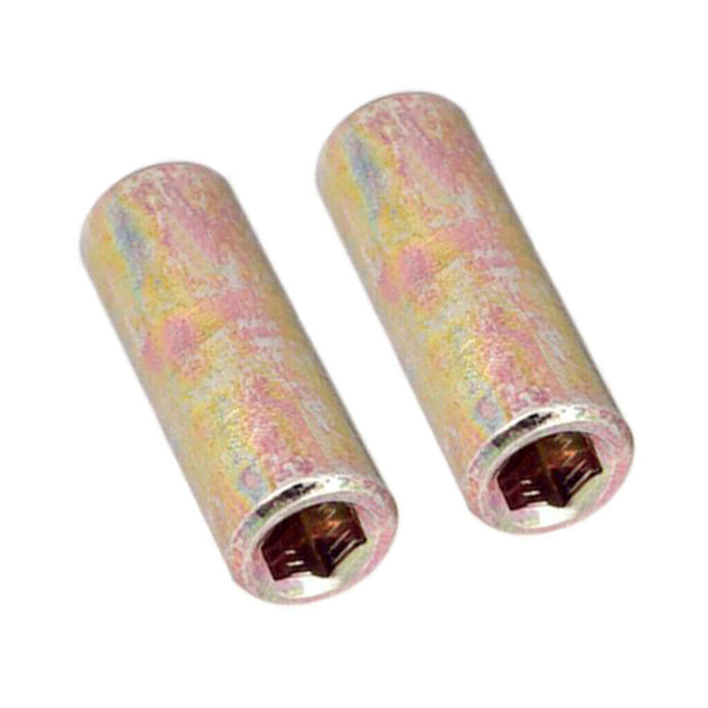 Lovoski 2 Pcs Guitar  Rod Buckle Electric Guitar Bass Replacement 9mm