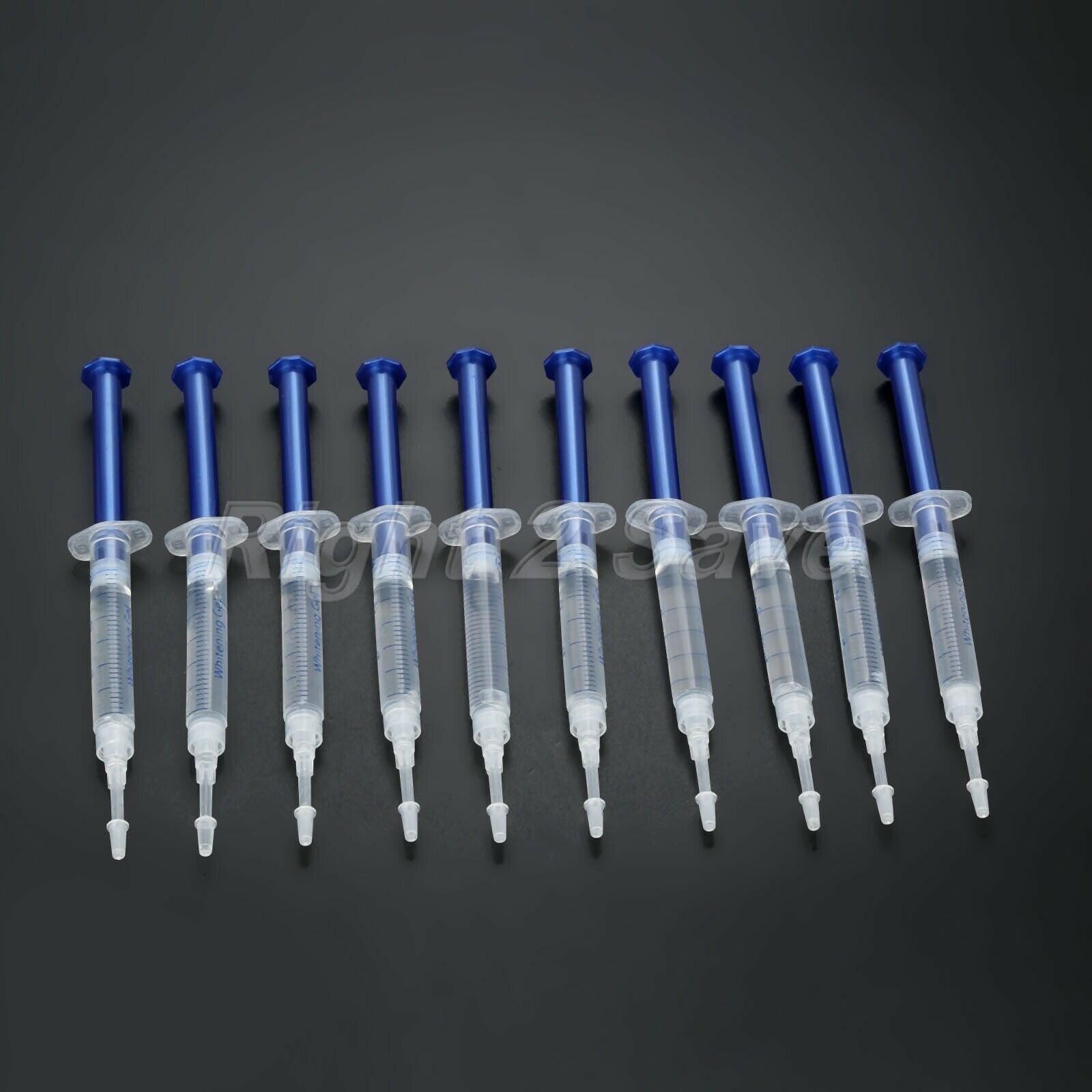 Teeth Whitening Kit 10 Tubes+2 Trays+LED Light Tooth Bleach Bright Oral Hygiene