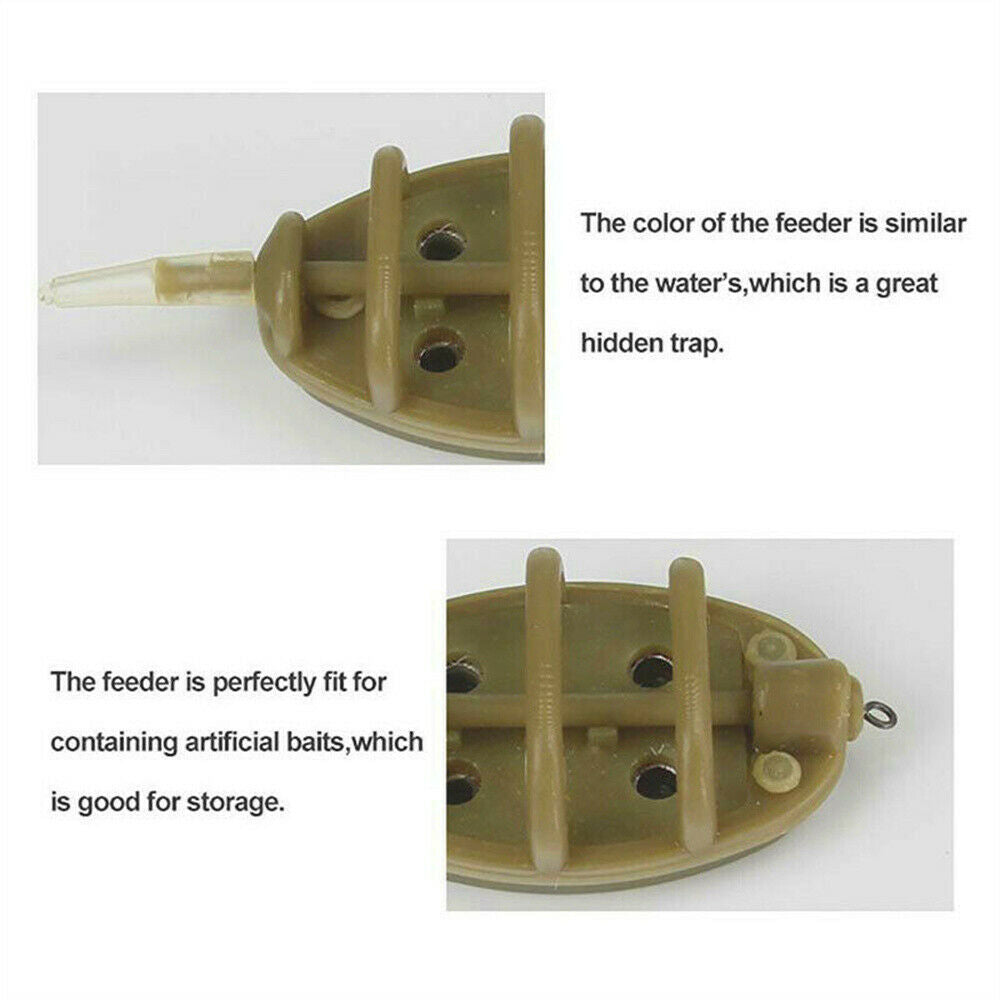 4+1 PRO Fishing Mould Tool Kit Inline Method Feeders Bait Holder Lead Sinker Set