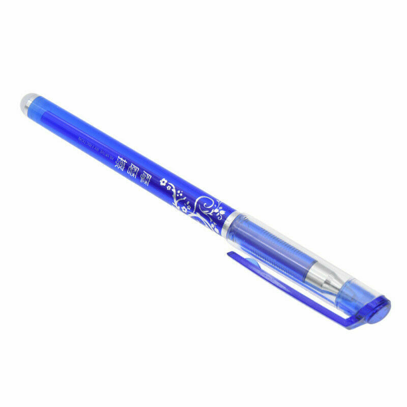 12PCS 0.5mm Erasable Pen Magic Gel Pen School Office Supplies Stationery Blue