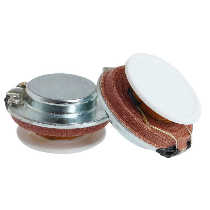 4 Ohm 27mm 3W High Fidelity Audio Stereo Speaker Vibration Resonance 2Pcs