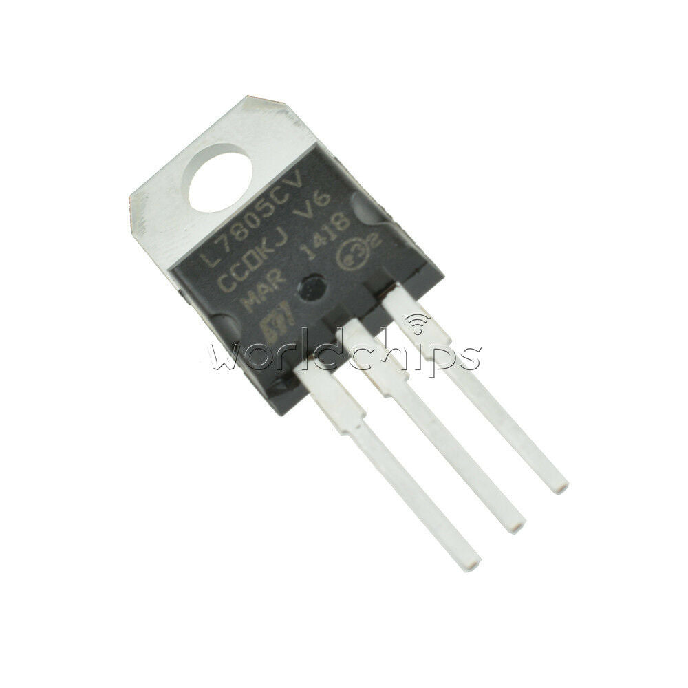 100pcs LM7805 L7805 7805 TO-220 Voltage Regulator IC