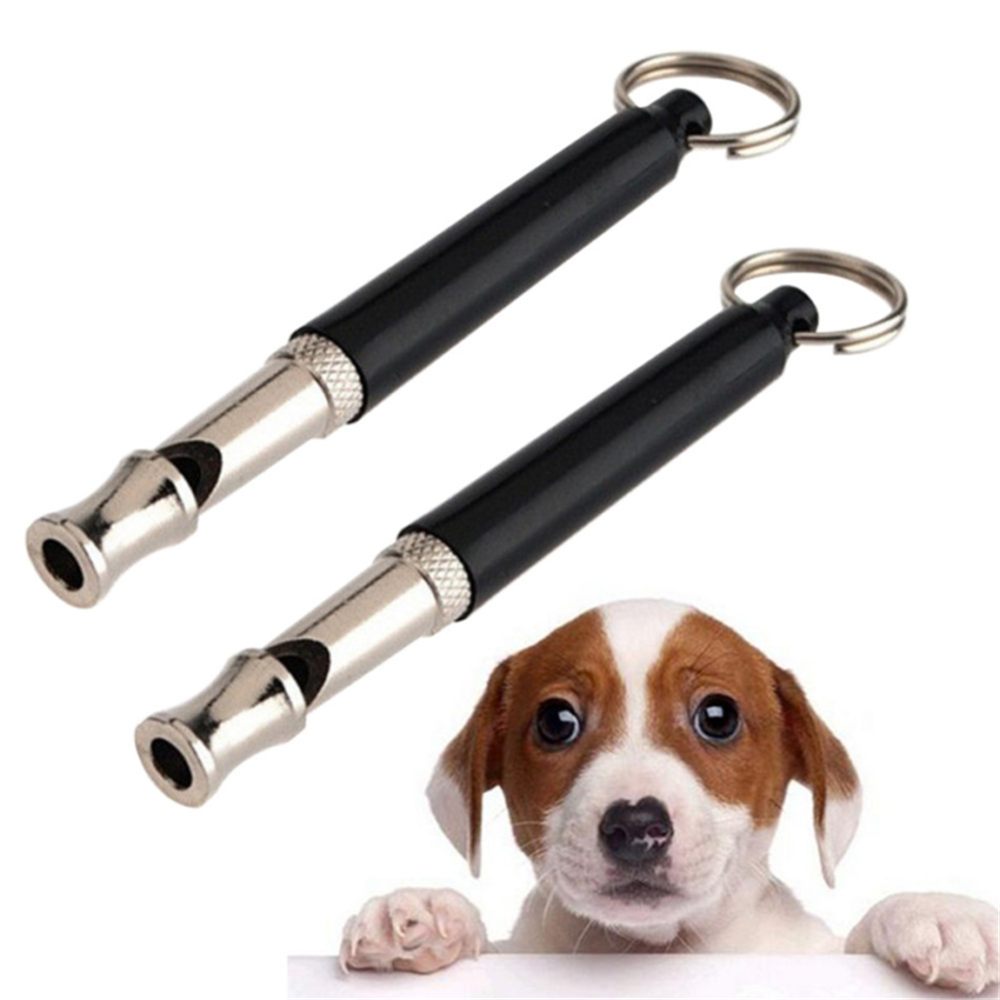 Dog Whistle Training Ultrasonic Pitch Sound Obedience Command Stop Barking Tool