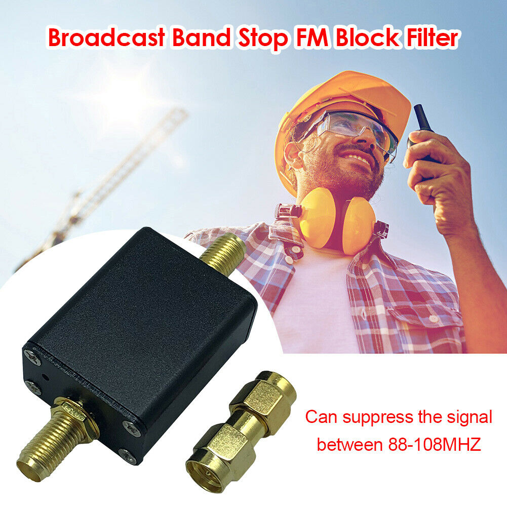 Broadcast Band Stop FM Block Filter 88-108 MHz FM Transmission FM Filters