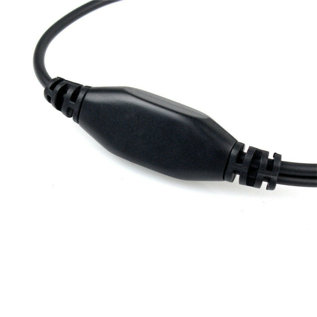Throat Mic Covert Acoustic Tube Earpiece Headset With PTT For 1 Pin
