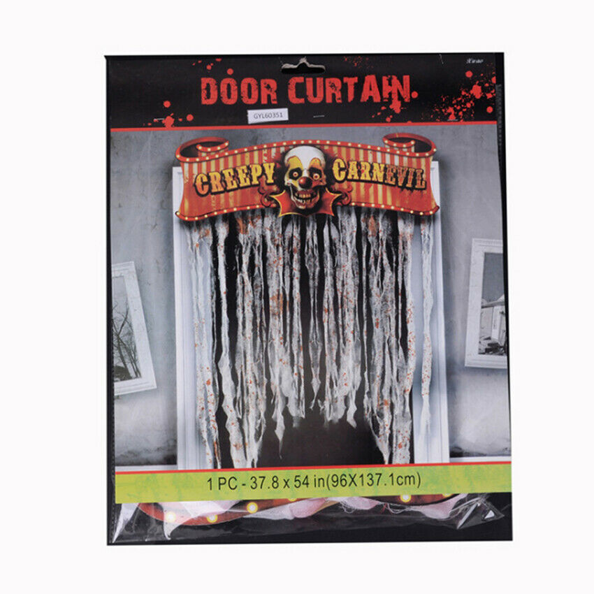 DIY Tablecloth Horror Props Door Curtain Decorations Blood Cloth Halloween Party