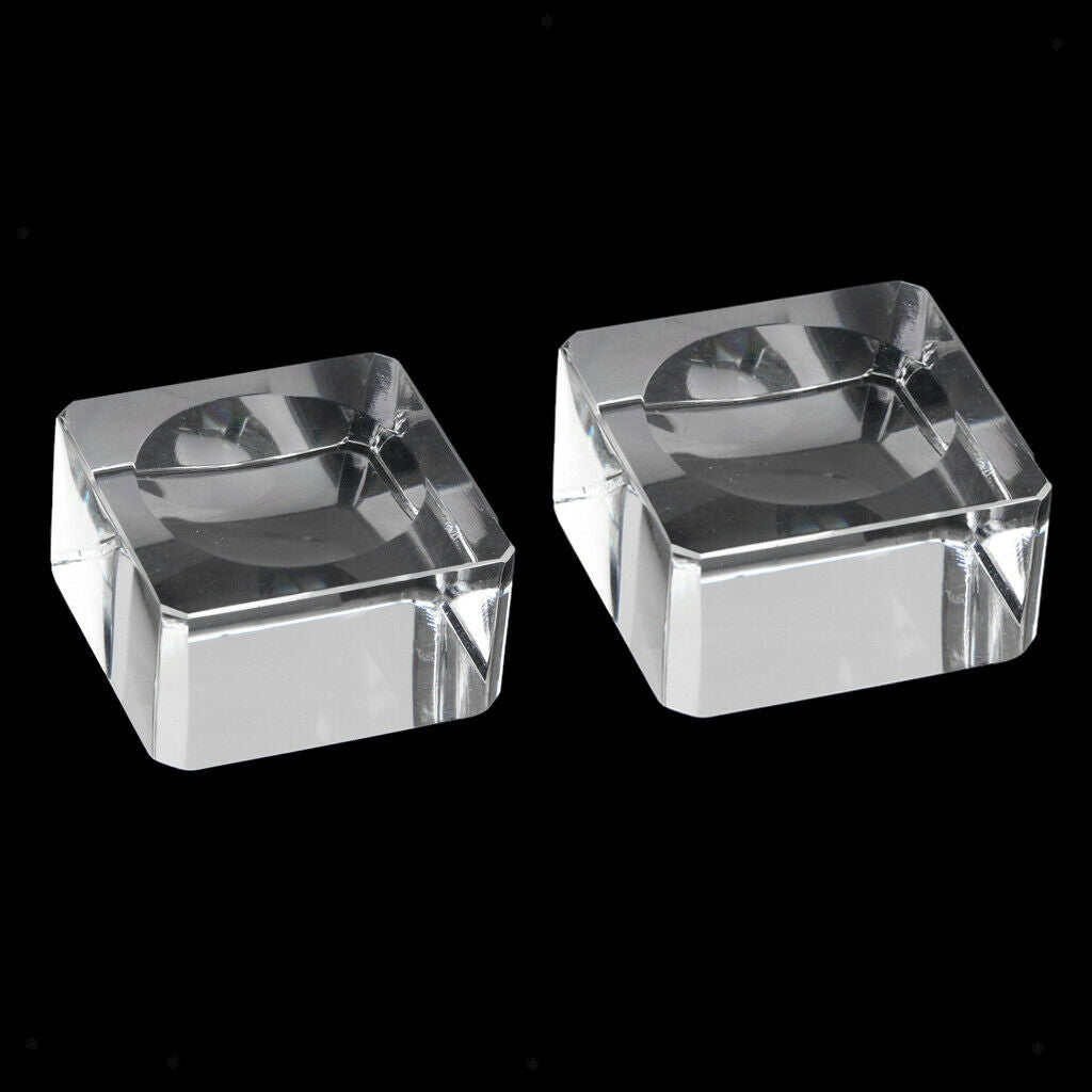 Clear Square Crystal Display For 70-80mm + 40-60mm