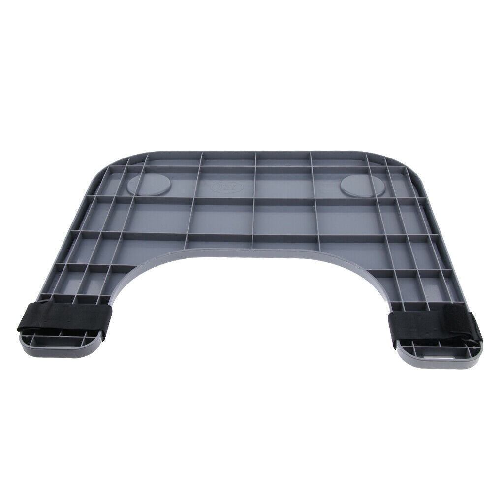 Wheelchair Tray Table with 2 Cup Holder Portable Lap Tray for Disabled Patient