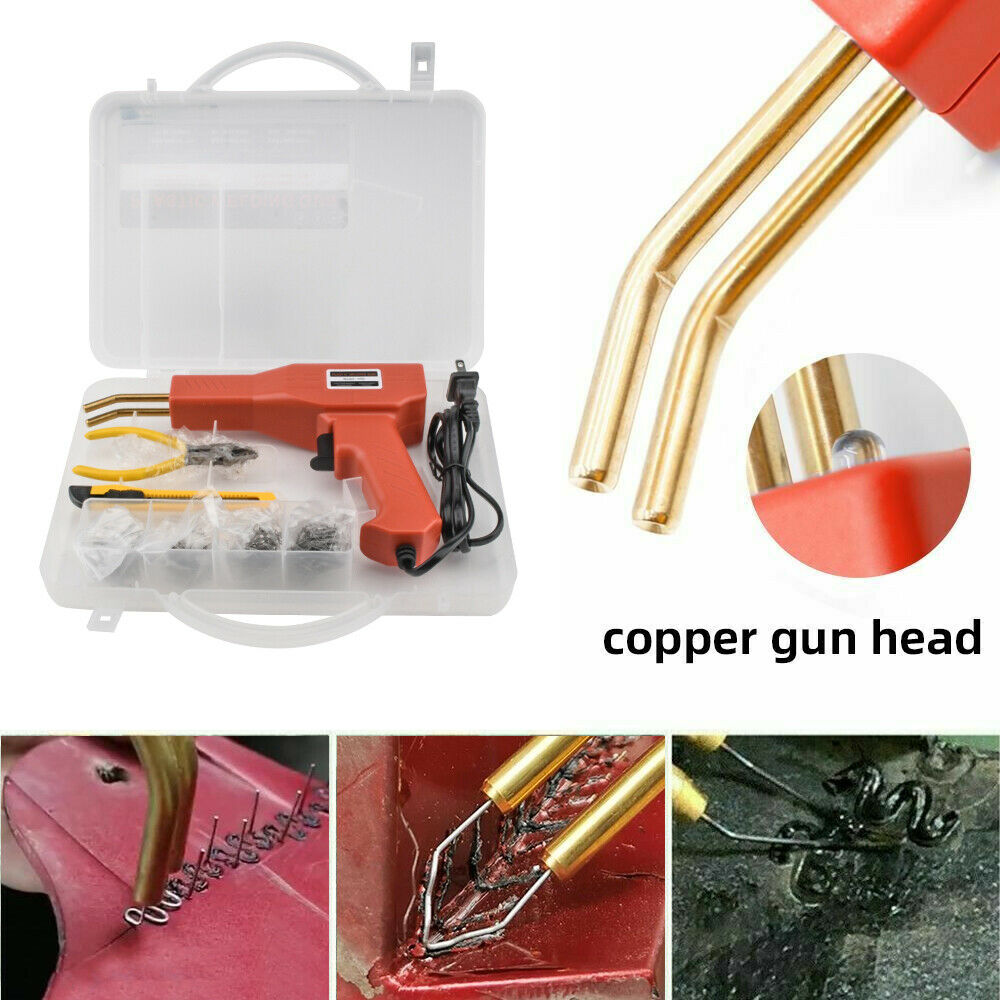 Plastic Welding Gun Garage Tool Welder Hot Stapler Machine Repair PVC Car Bumper