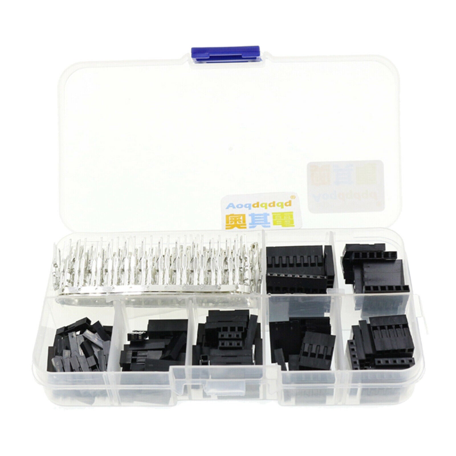 310 PCS Jumper Cable Connector Adapter Male Female Crimp Terminal 2.54mm Pitch