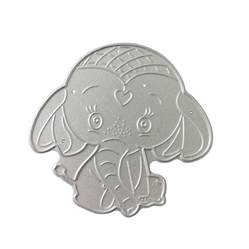 Elephant Metal Cutting Dies Stencil Scrapbooking DIY Album Stamp Paper Embossing
