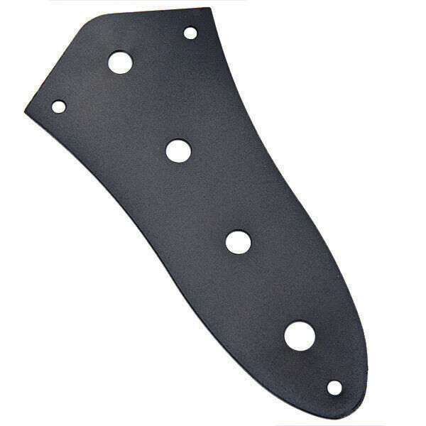Black Control Plate For Jazz Bass Guitar Repair Part