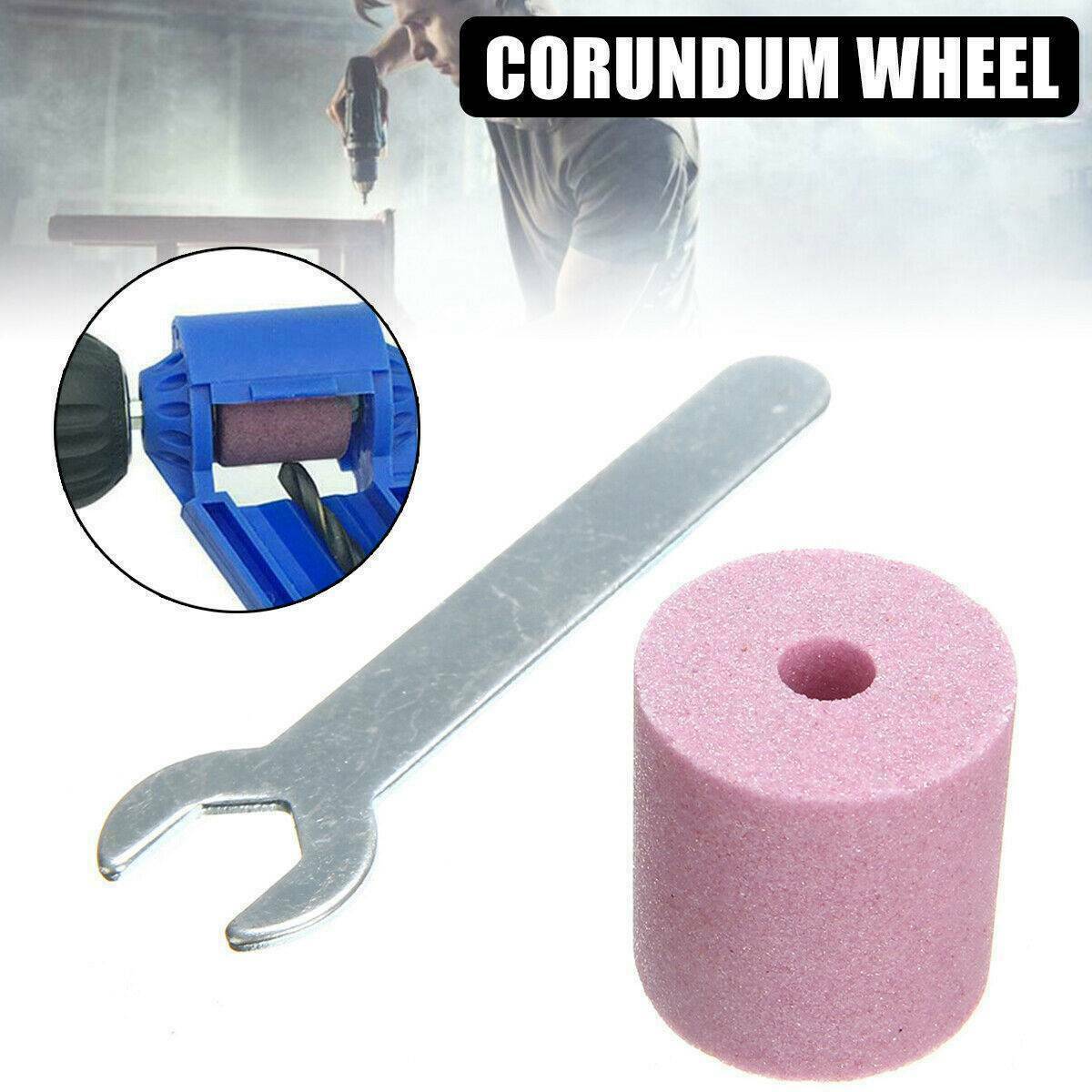 UK Portable Drill Bit Sharpening Diamond Corundum Grinding Wheel Power Sharpener
