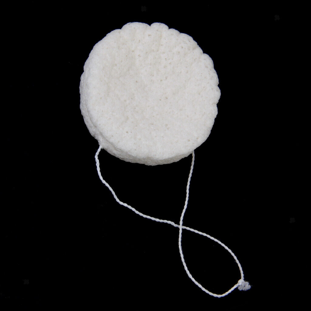 Natural Konjac Face Washing Cleansing Pad Sponge Cosmetic Washing Puff White