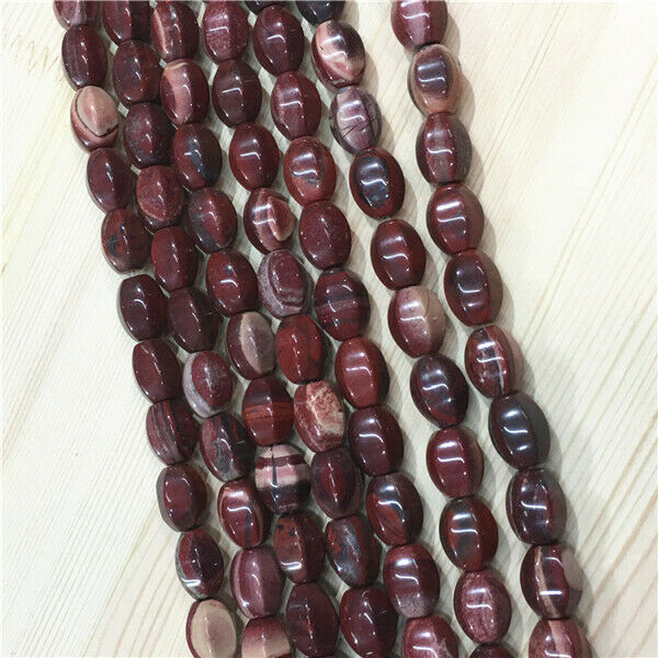 1 Strand 14x10mm Natural Rainbow Jasper Faceted Hexagon Olive Loose Beads HH665