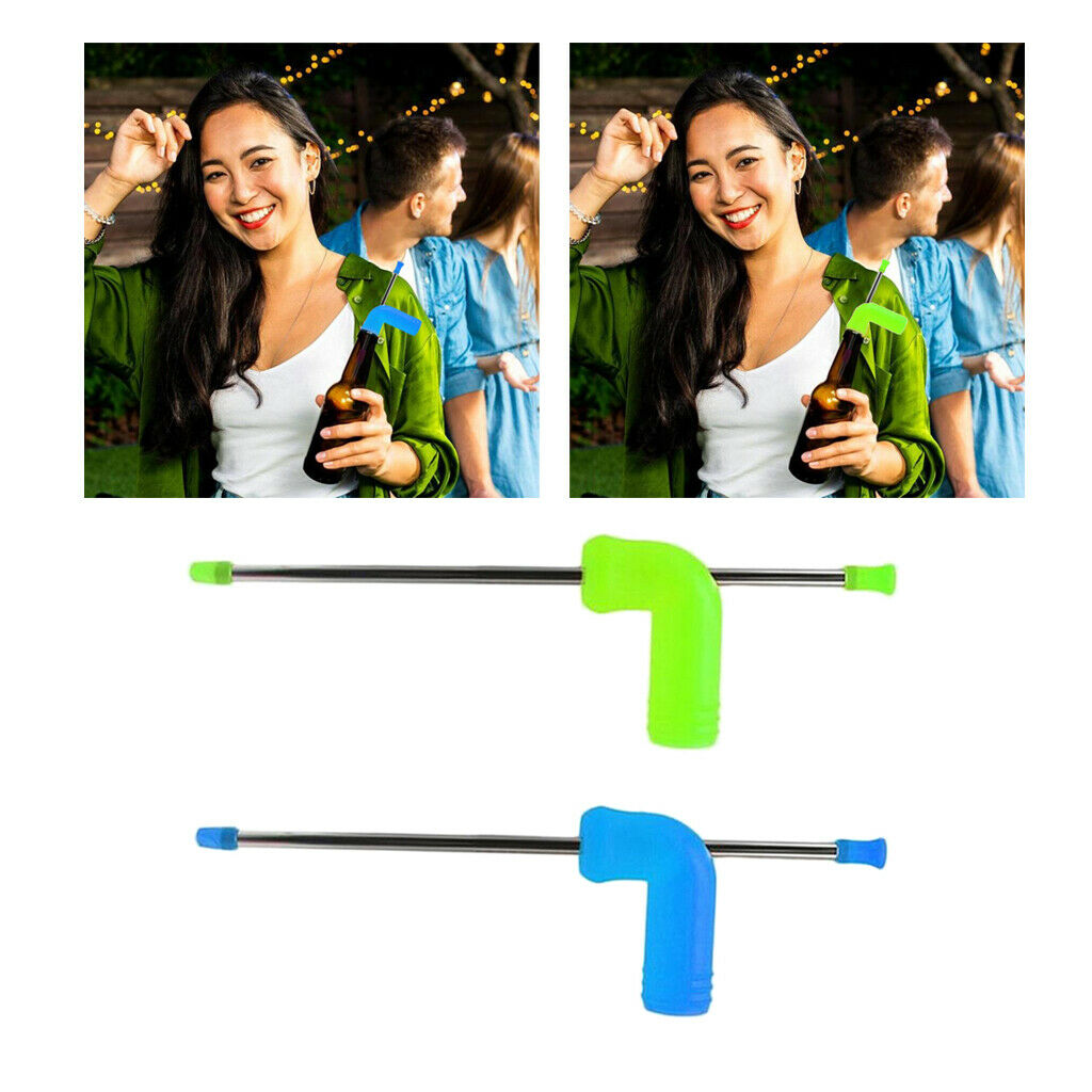 Plastic Beer Snorkel Dispenser Drink Bong Bar Club Entertainment Beverage